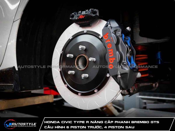 Honda Civic Type R Nâng Cấp Phanh Brembo GTS Chính Hãng