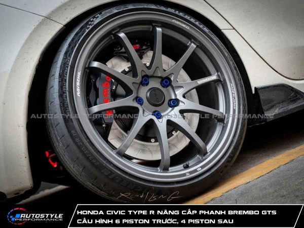 Honda Civic Type R Nâng Cấp Phanh Brembo GTS Chính Hãng