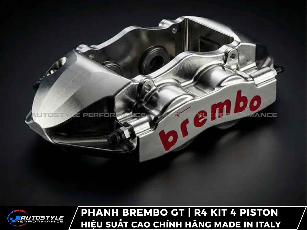 Phanh Brembo GT | R4 Kit 4 Piston Hiệu Suất Cao Chính Hãng Made in Italy