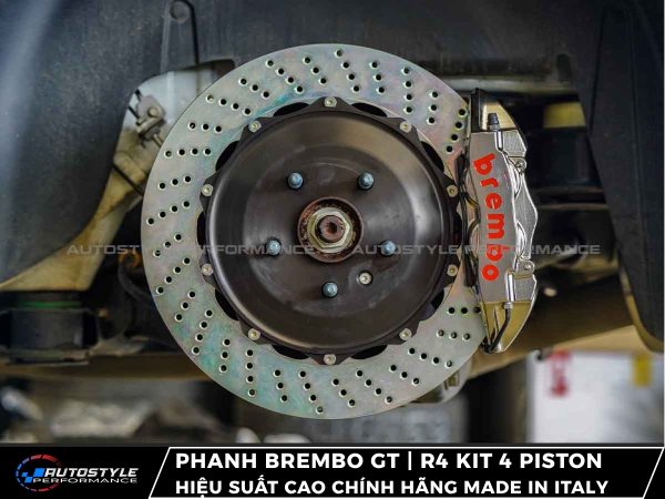 Phanh Brembo GT | R4 Kit 4 Piston Hiệu Suất Cao Chính Hãng Made in Italy