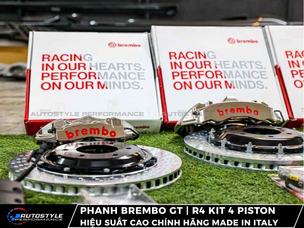 Phanh Brembo GT | R4 Kit 4 Piston Hiệu Suất Cao Chính Hãng Made in Italy