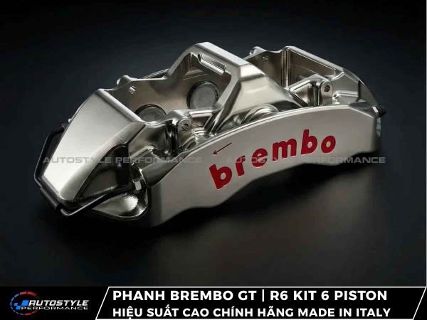 Phanh Brembo GT | R6 Kit 6 Piston Hiệu Suất Cao