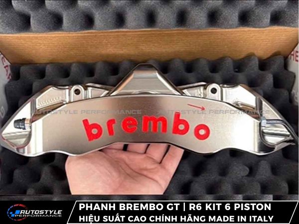 Phanh Brembo GT | R6 Kit 6 Piston Hiệu Suất Cao