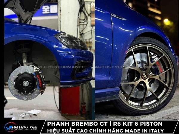Phanh Brembo GT | R6 Kit 6 Piston Hiệu Suất Cao