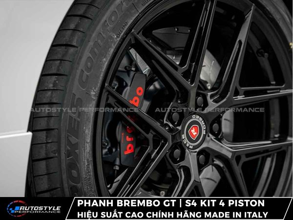 Phanh Brembo GT | S4 Kit 4 Piston Hiệu Suất Cao Chính Hãng Made in Italy