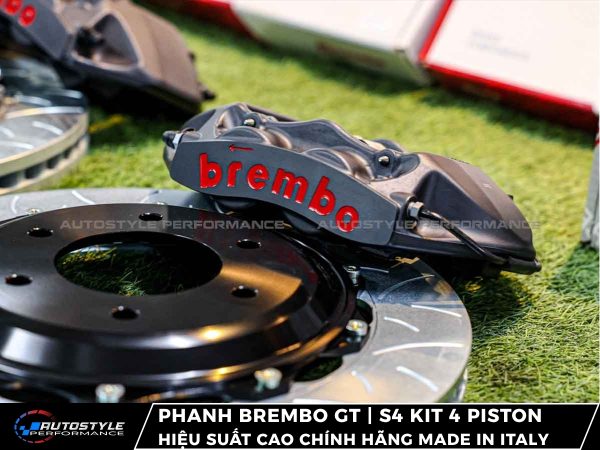 Phanh Brembo GT | S4 Kit 4 Piston Hiệu Suất Cao Chính Hãng Made in Italy