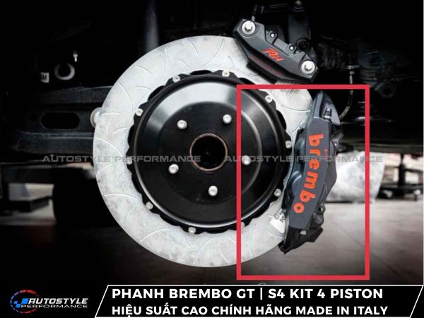 Phanh Brembo GT | S4 Kit 4 Piston Hiệu Suất Cao Chính Hãng Made in Italy