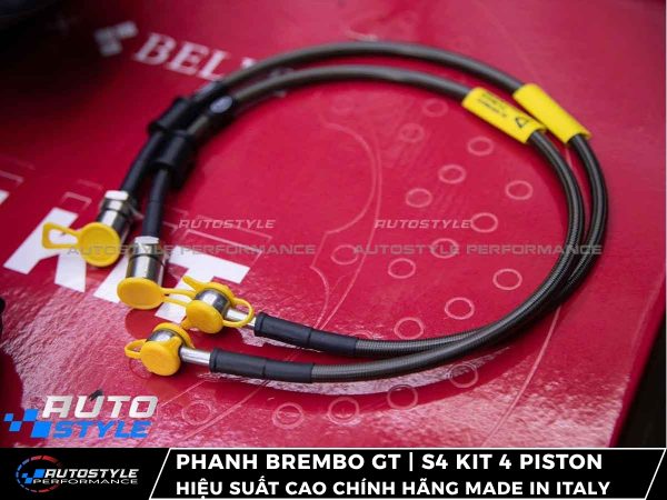 Phanh Brembo GT | S4 Kit 4 Piston Hiệu Suất Cao Chính Hãng Made in Italy