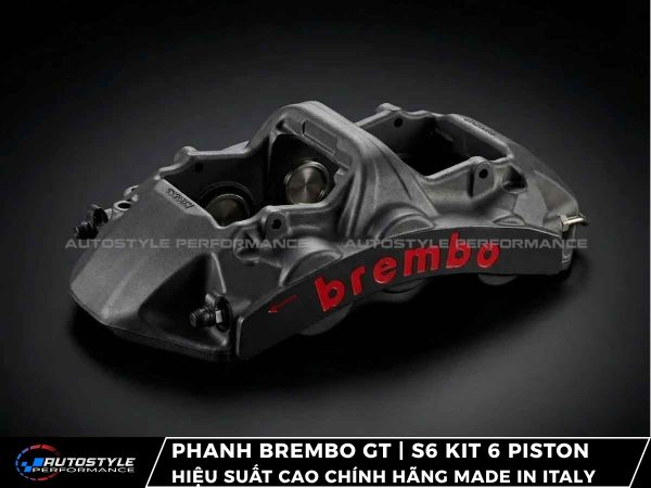 Phanh Brembo GT | S6 Kit 6 Piston Đĩa 405x34mm Hiệu Suất Cao Chính Hãng