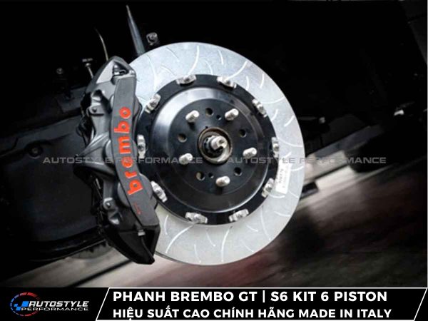 Phanh Brembo GT | S6 Kit 6 Piston Đĩa 405x34mm Hiệu Suất Cao Chính Hãng