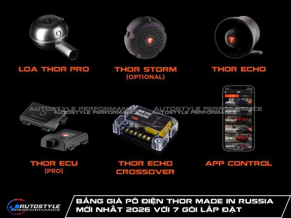 Bảng Giá Pô Điện Thor Made In Russia Mới Nhất 2026 Với 7 Gói Lắp Đặt