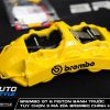 Brembo GT 6 Piston Bánh Trước Tùy Chọn 3 Mã Đĩa Brembo Chính Hãng