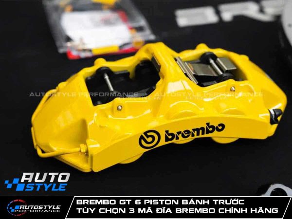 Brembo GT 6 Piston Bánh Trước Tùy Chọn 3 Mã Đĩa Brembo Chính Hãng