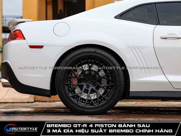 Brembo GT-R 4 Piston Bánh Sau Kết Hợp 3 Mã Đĩa Hiệu Suất Brembo Chính Hãng