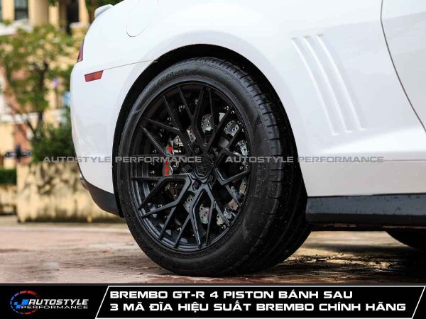 Brembo GT-R 4 Piston Bánh Sau Kết Hợp 3 Mã Đĩa Hiệu Suất Brembo Chính Hãng