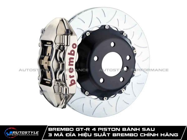 Brembo GT-R 4 Piston Bánh Sau Kết Hợp 3 Mã Đĩa Hiệu Suất Brembo Chính Hãng
