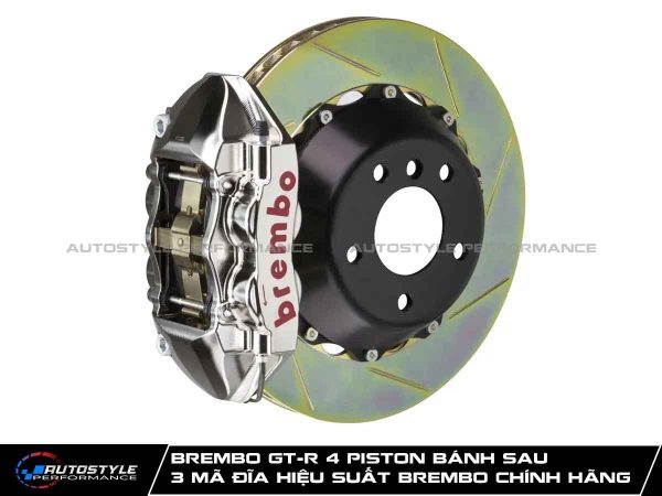 Brembo GT-R 4 Piston Bánh Sau Kết Hợp 3 Mã Đĩa Hiệu Suất Brembo Chính Hãng