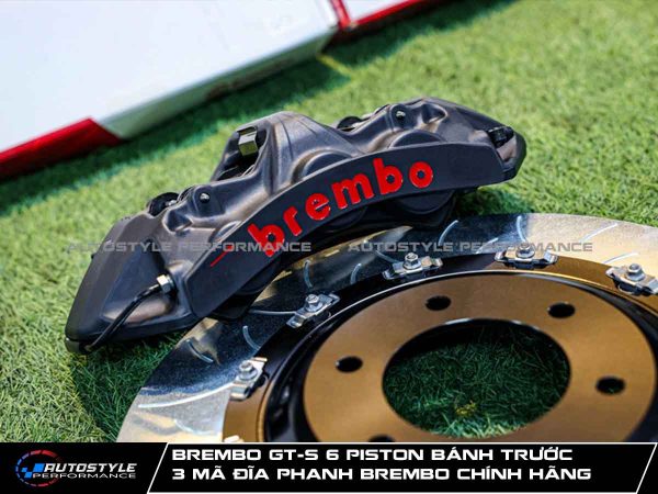 Brembo GT-S 6 Piston Bánh Trước 3 Mã Đĩa Phanh Brembo Chính Hãng Giá Tốt Nhất