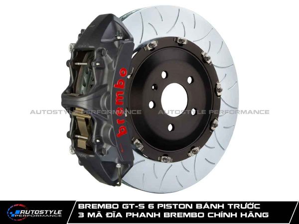 Brembo GT-S 6 Piston Bánh Trước 3 Mã Đĩa Phanh Brembo Chính Hãng Giá Tốt Nhất