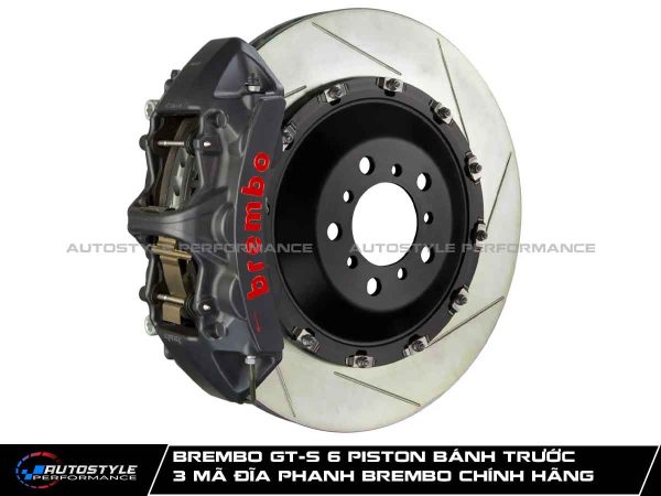 Brembo GT-S 6 Piston Bánh Trước 3 Mã Đĩa Phanh Brembo Chính Hãng Giá Tốt Nhất