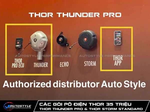Các Gói Pô Điện Thor 35 Triệu 2 Option Loa Thor Thunder Pro Và Loa Thor Storm Standard