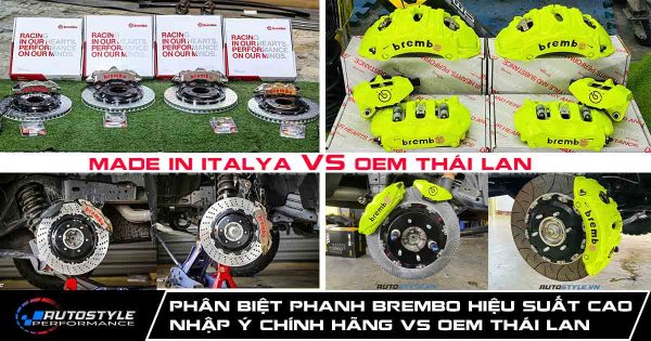 Cách Phân Biệt Phanh Brembo Nhập Ý Chính Hãng Và Brembo OEM Thái Lan