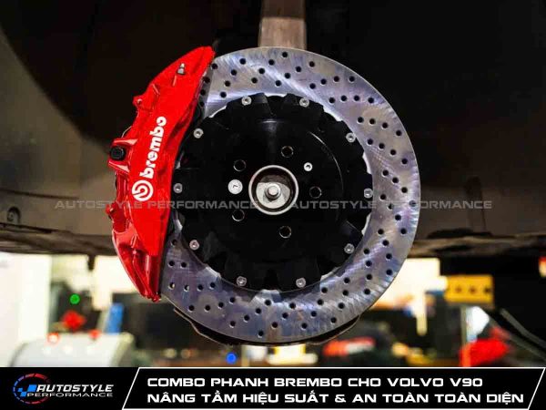 Combo Phanh Brembo cho Volvo V90 Nâng Tầm Hiệu Suất & An Toàn Toàn Diện