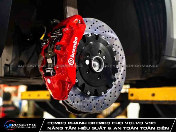 Combo Phanh Brembo cho Volvo V90 Nâng Tầm Hiệu Suất & An Toàn Toàn Diện