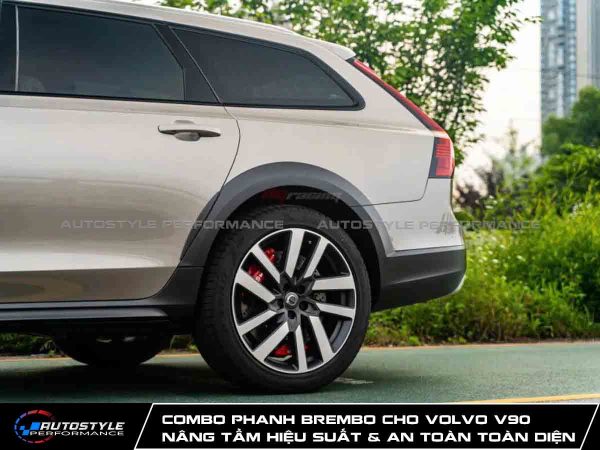 Combo Phanh Brembo cho Volvo V90 Nâng Tầm Hiệu Suất & An Toàn Toàn Diện