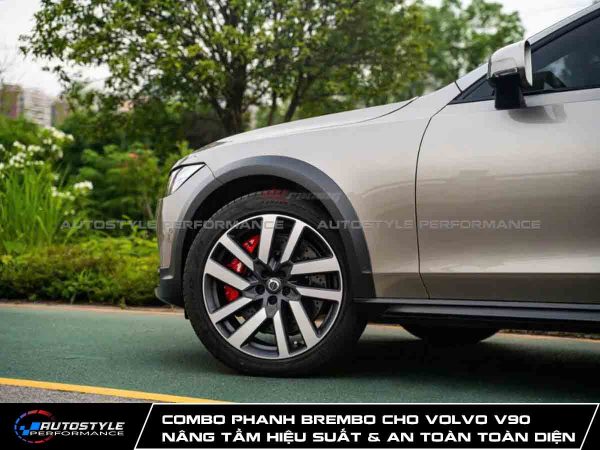 Combo Phanh Brembo cho Volvo V90 Nâng Tầm Hiệu Suất & An Toàn Toàn Diện