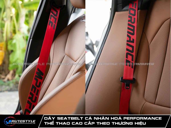Dây Seatbelt Cá Nhân Hoá Performance Thể Thao Cao Cấp Theo Thương Hiệu