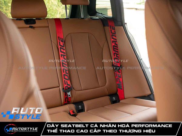 Dây Seatbelt Cá Nhân Hoá Performance Thể Thao Cao Cấp Theo Thương Hiệu