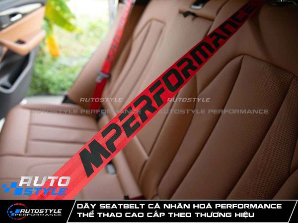Dây Seatbelt Cá Nhân Hoá Performance Thể Thao Cao Cấp Theo Thương Hiệu