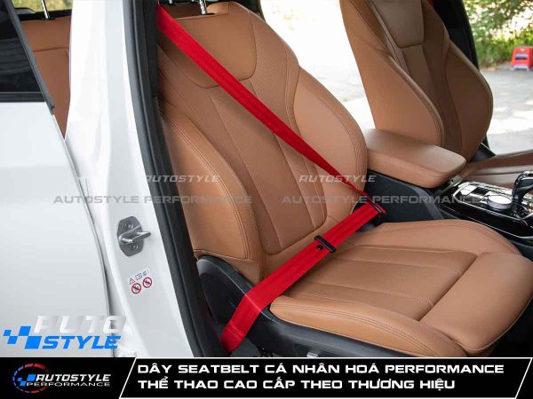 Dây Seatbelt Cá Nhân Hoá Performance Thể Thao Cao Cấp Theo Thương Hiệu