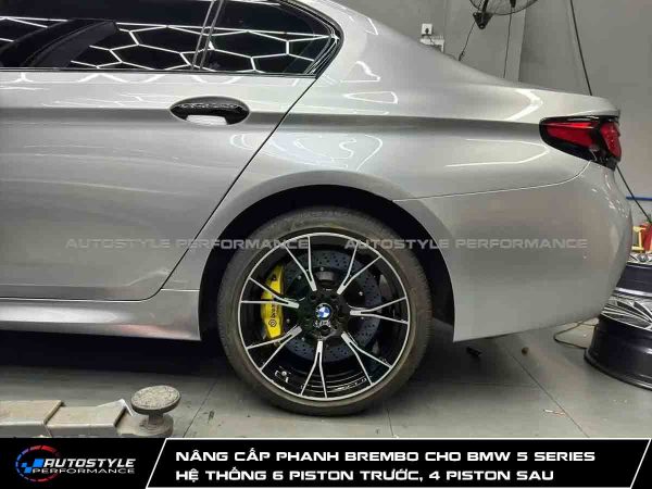 Nâng Cấp Phanh Brembo Tối Ưu Cho BMW 5 Series – Hệ Thống 6 Piston Trước & 4 Piston Sau
