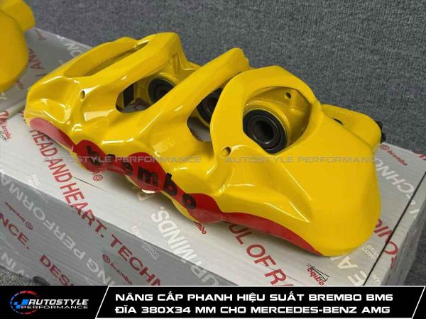 Nâng Cấp Phanh Hiệu Suất Brembo BM6 - Đĩa 380x34 mm Cho Mercedes-Benz AMG