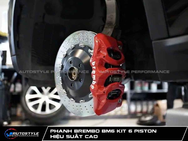 Phanh Brembo BM6 Kit 6 Piston Hiệu Suất Cao - Đĩa Phanh 405x34mm