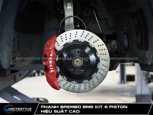 Phanh Brembo BM6 Kit 6 Piston Hiệu Suất Cao - Đĩa Phanh 405x34mm