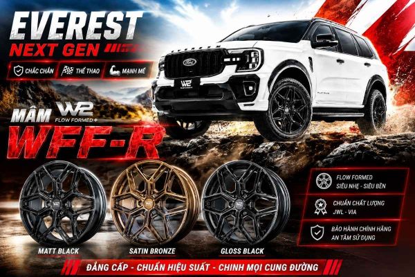 Điều Gì Đặc Biệt Bên Trong Bộ Mâm W2 FlowFormed WFF-R Lắp Cho Everest Next Gen?