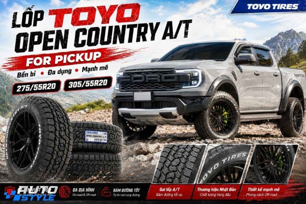 Lốp Toyo Open Country A/T 2 Size: 275/55R20 Hay 305/55R20? Chọn Sai Size Có Thể Không Vừa Xe