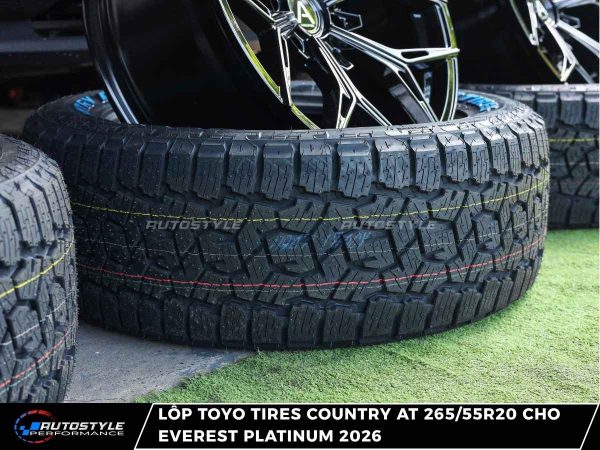 Lốp Toyo Tires Country AT 265/55R20 Everest Platinum 2026