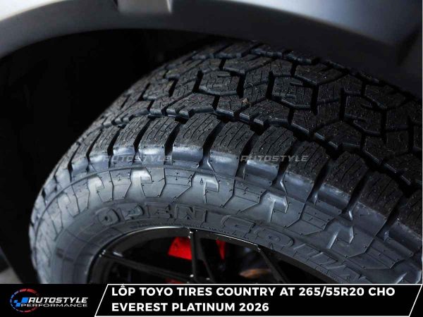 Lốp Toyo Tires Country AT 265/55R20 Everest Platinum 2026