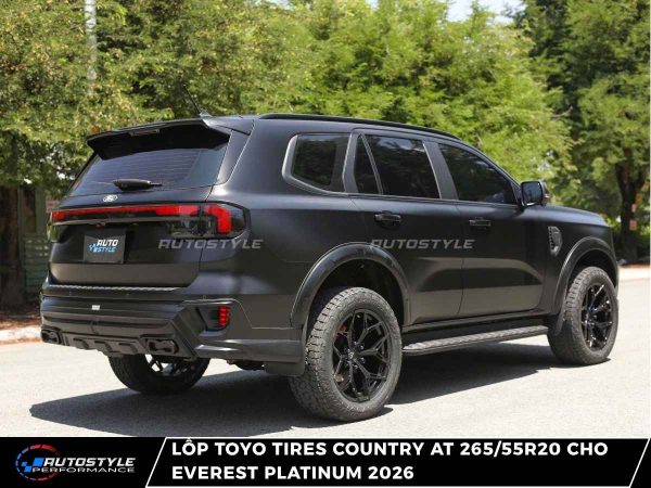 Lốp Toyo Tires Country AT 265/55R20 Everest Platinum 2026