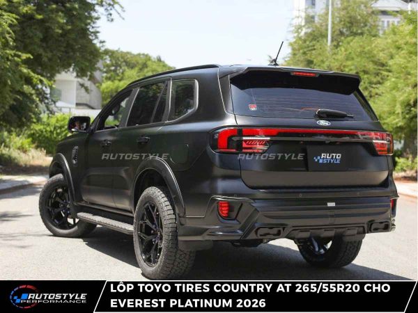 Lốp Toyo Tires Country AT 265/55R20 Everest Platinum 2026
