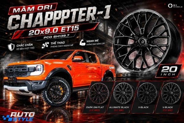 Mâm ORI Chappter-1 20×9.0 ET15 Có Gì Đặc Biệt Mà SUV & Bán Tải Đều Hợp?