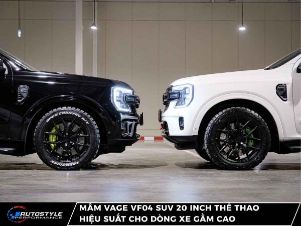 Mâm Vage VF04 SUV 20 Inch Thể Thao Và Hiệu Suất Cho Dòng Xe Gầm Cao