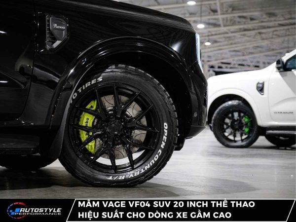 Mâm Vage VF04 SUV 20 Inch Thể Thao Và Hiệu Suất Cho Dòng Xe Gầm Cao