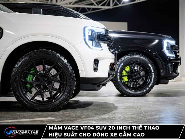 Mâm Vage VF04 SUV 20 Inch Thể Thao Và Hiệu Suất Cho Dòng Xe Gầm Cao