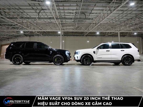 Mâm Vage VF04 SUV 20 Inch Thể Thao Và Hiệu Suất Cho Dòng Xe Gầm Cao