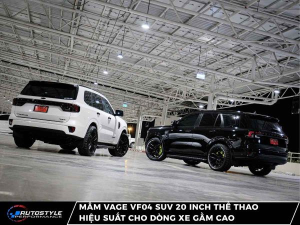Mâm Vage VF04 SUV 20 Inch Thể Thao Và Hiệu Suất Cho Dòng Xe Gầm Cao